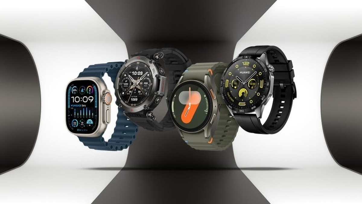 Melhores smartwatches com tela AMOLED grande em 2026