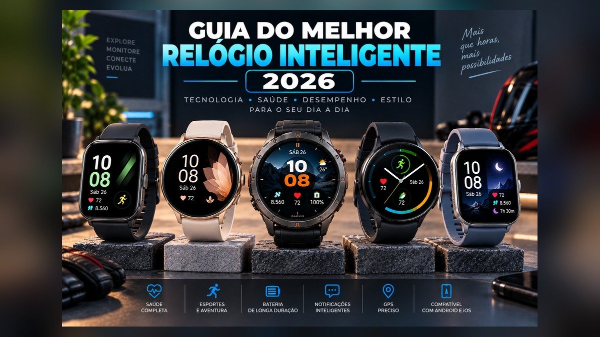 Melhor relógio inteligente 2026