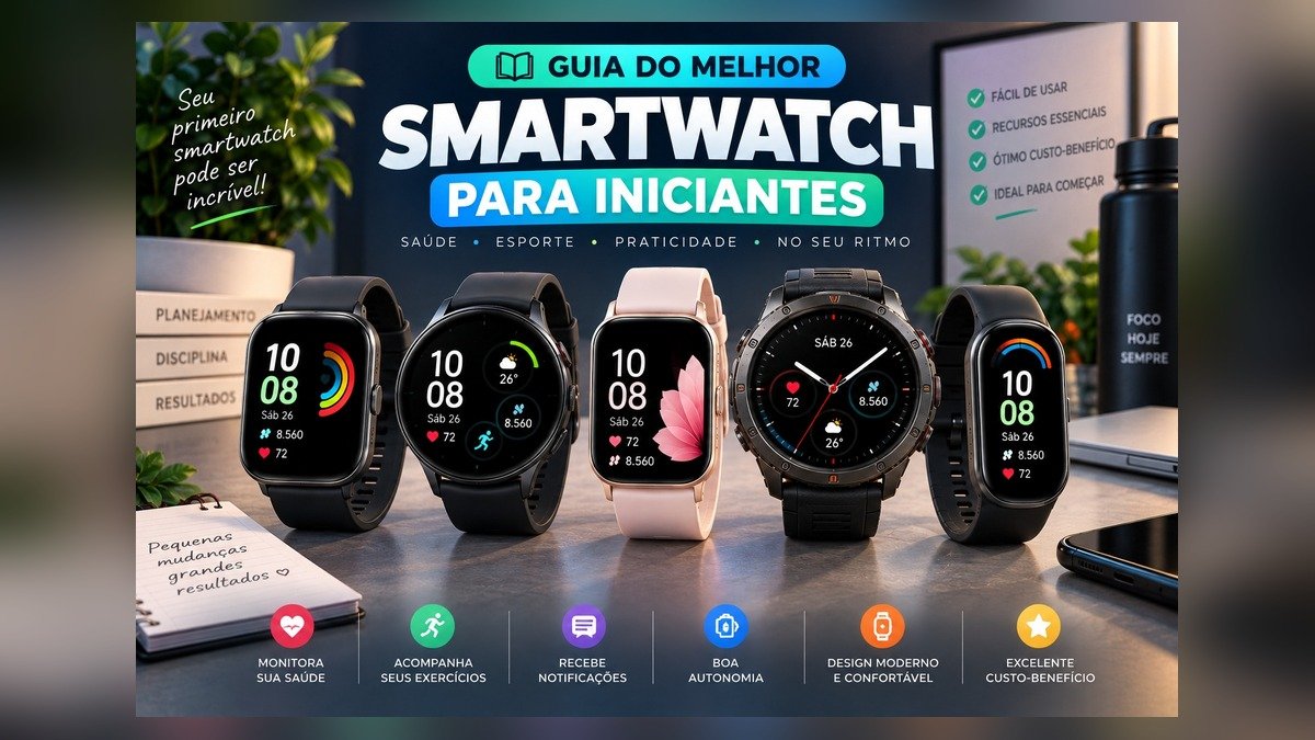 Melhor smartwatch para iniciantes