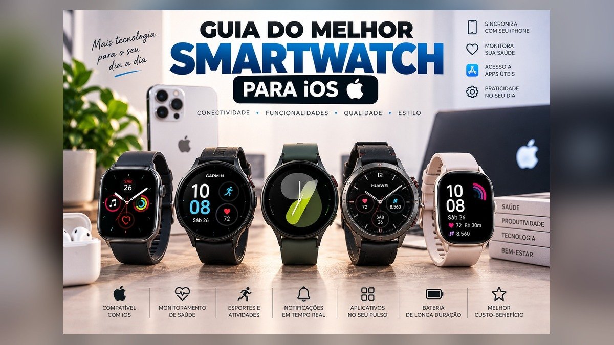 Melhor smartwatch para iPhone/iOS