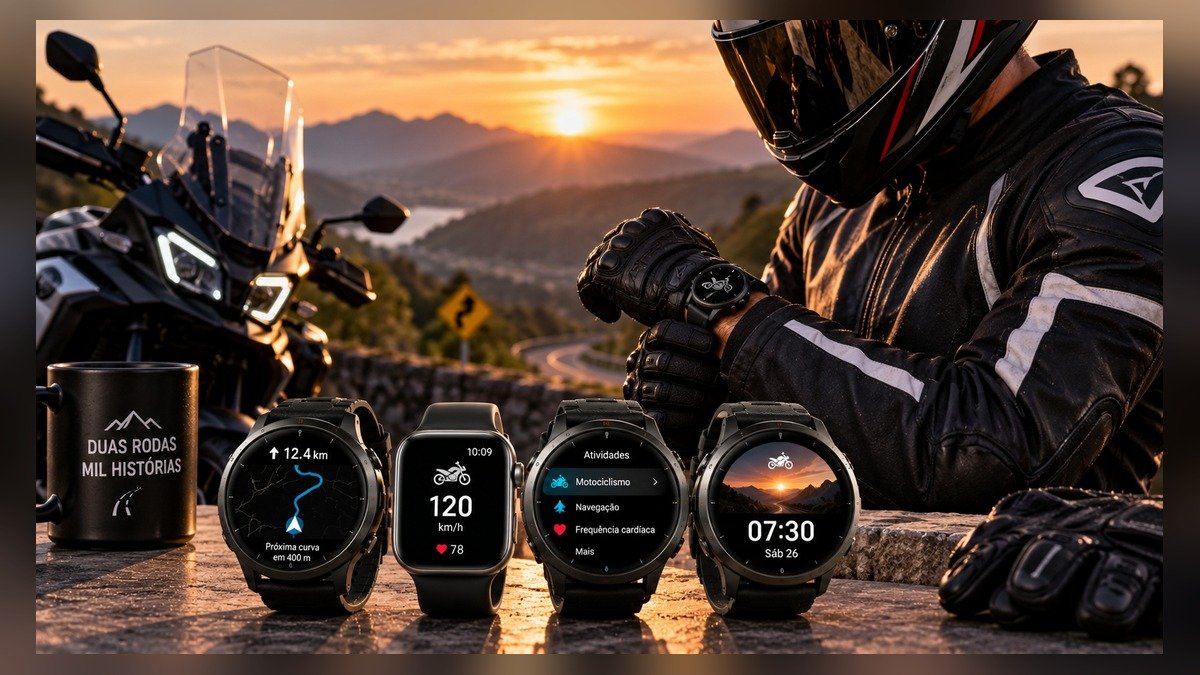 Melhor smartwatch para motociclistas de aplicativo