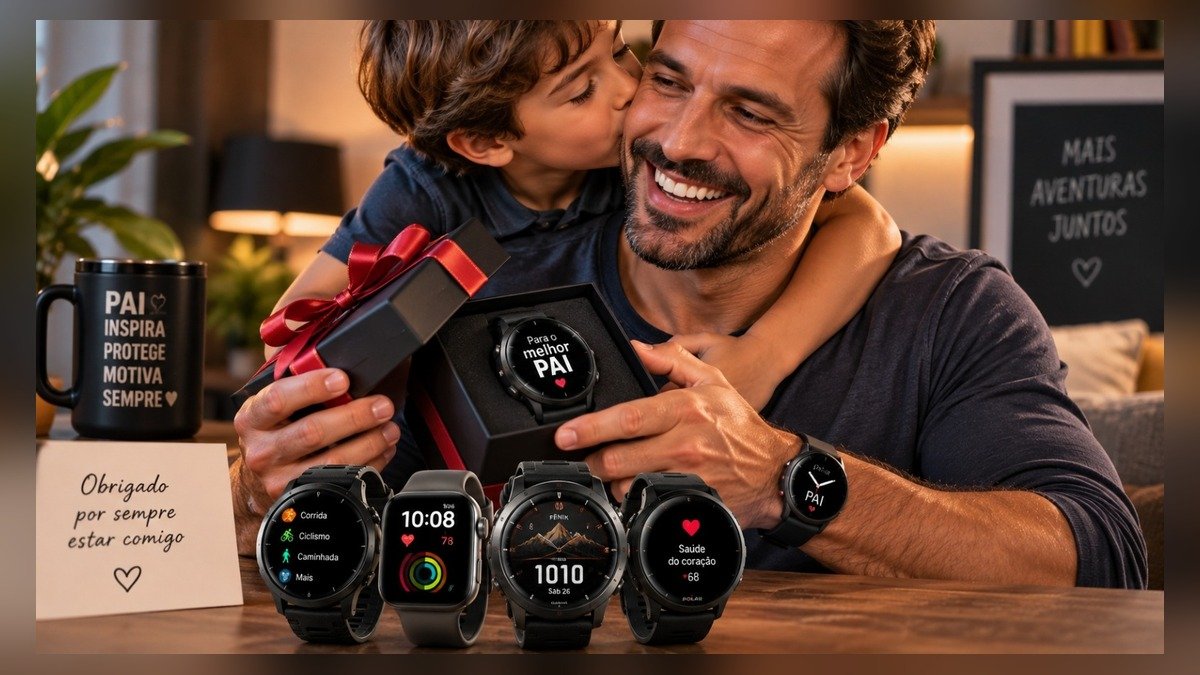 Melhor smartwatch para dar de presente para o pai