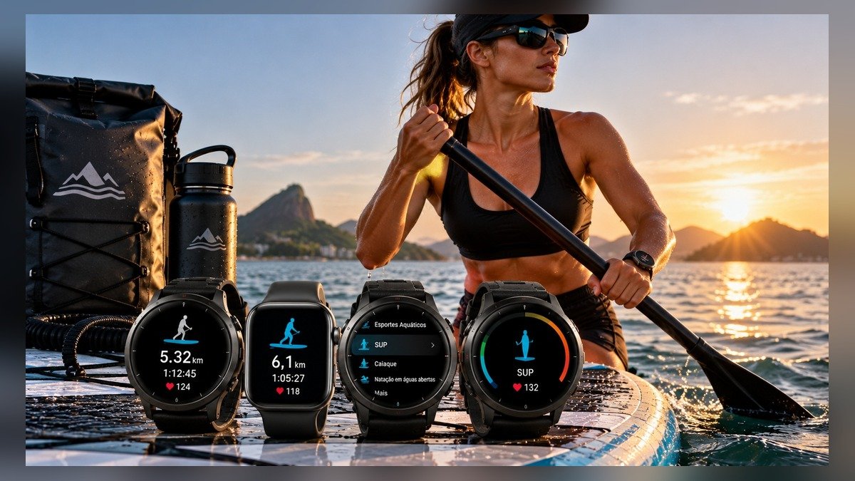Melhor smartwatch para stand up paddle