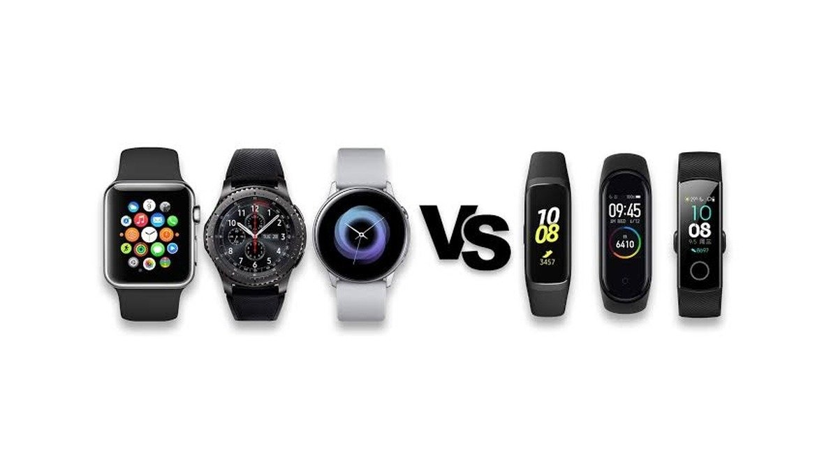 Smartband ou smartwatch