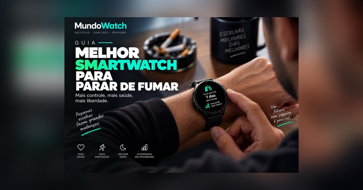 Melhor smartwatch para parar de fumar