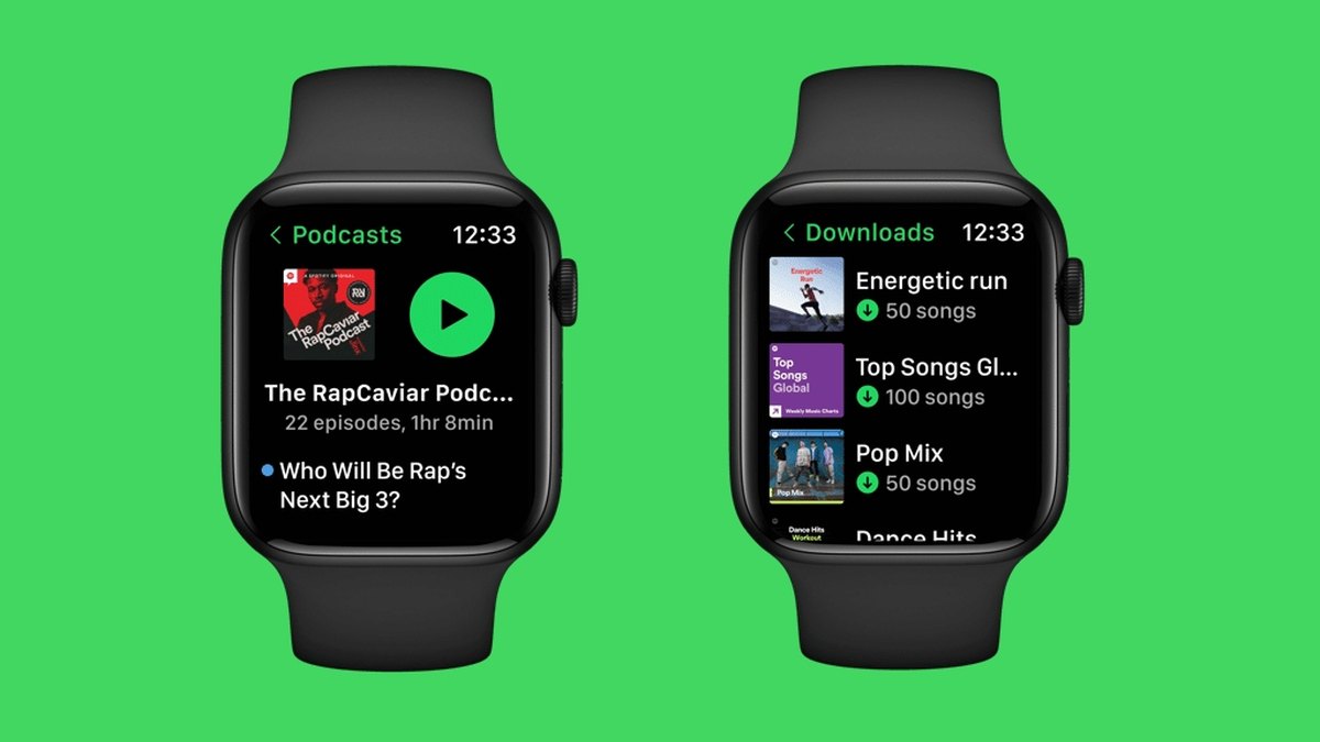Melhores smartwatches para música e Spotify 2026