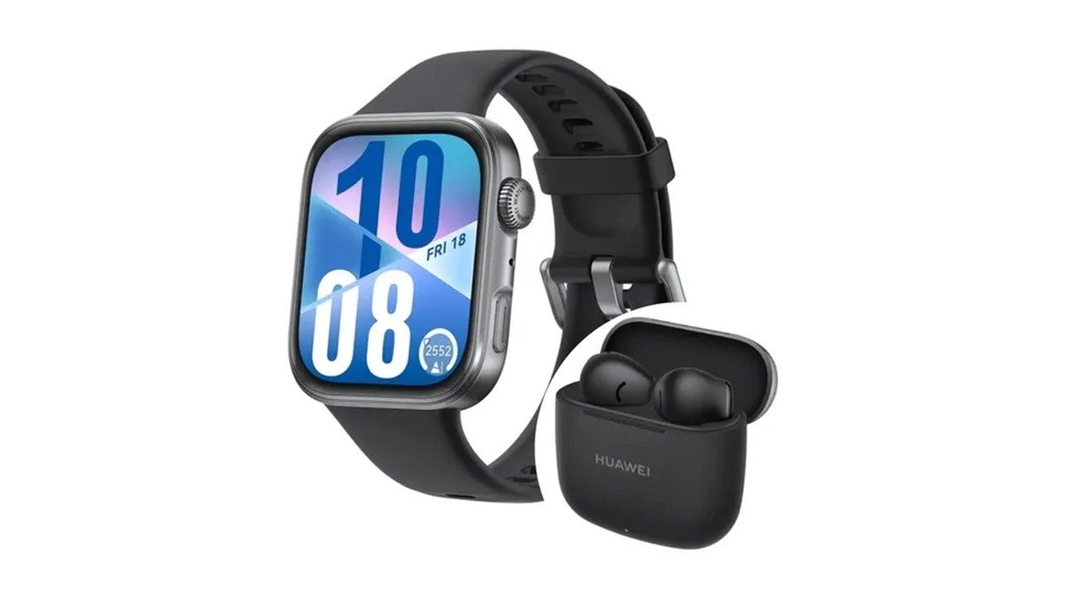 Huawei Watch Fit 4 Pro por R$ 1.161 exclusivo para Prime